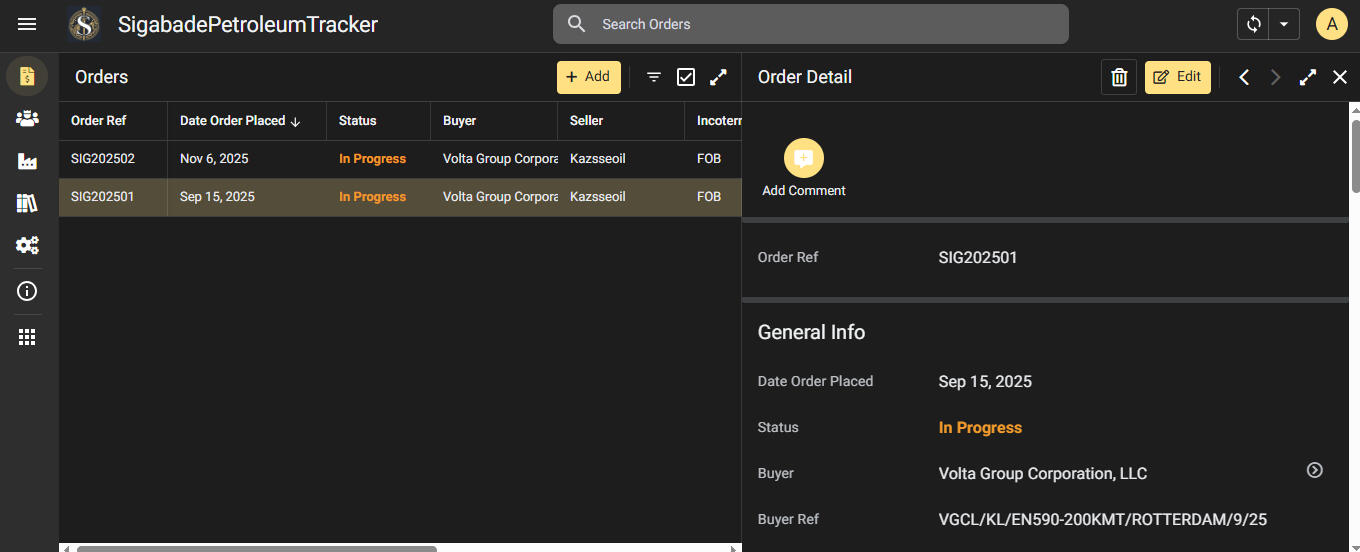 Transaction Tracking App